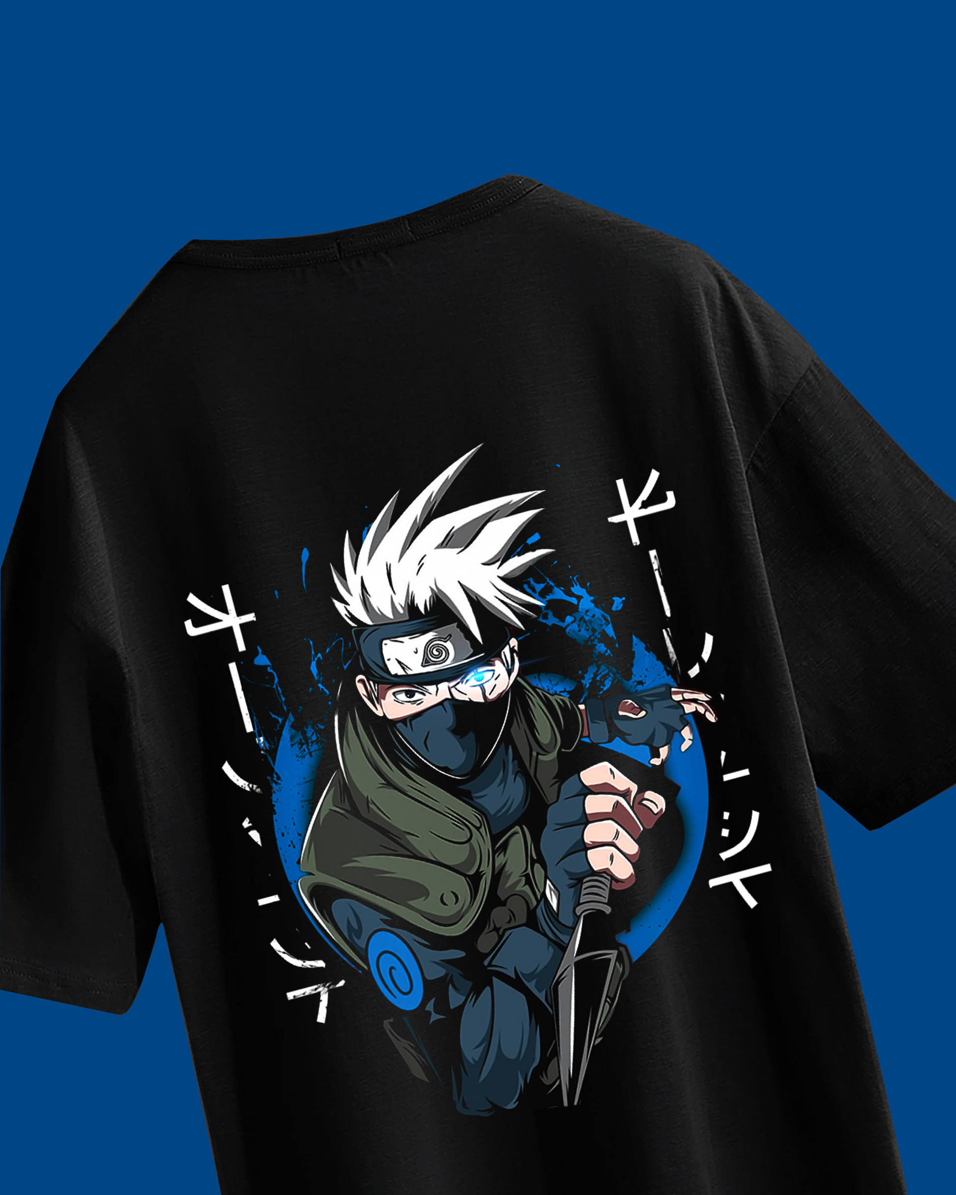 Kakashi Hatake Naruto oversized t-shirt – anime streetwear cotton tee