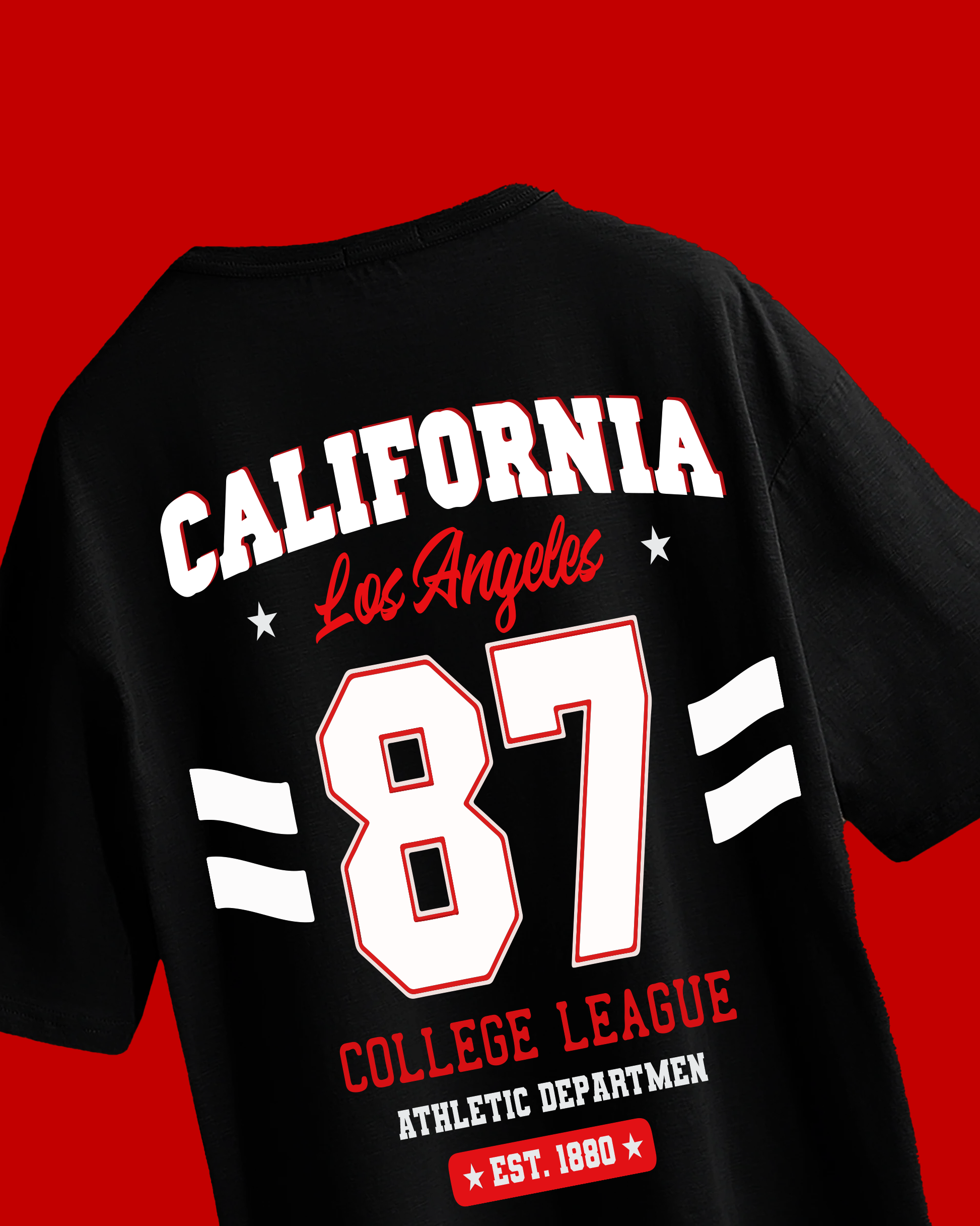 California Los Angeles oversized t-shirt – West Coast cotton streetwear