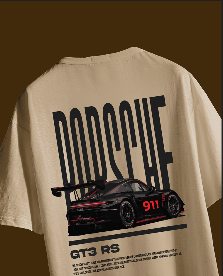 PORSCHE 911 OVERSIZED TSHIRT