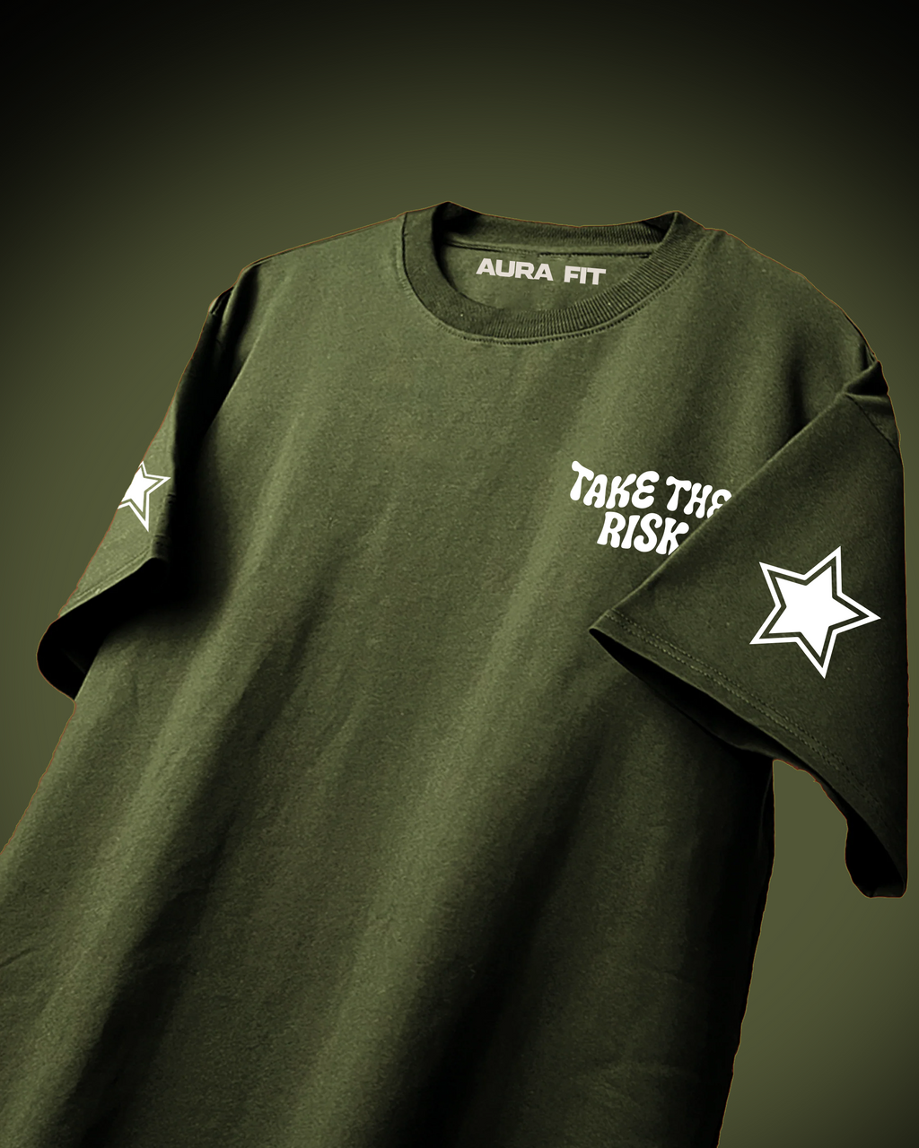 Take The Risk Oversized Graphic T-Shirt – Aura Fit Streetwear